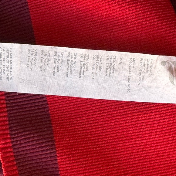 Fabletics High-Waisted Seamless Stripe 7/8 Leggings Women’s Tights - Picture 9 of 10